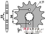 PBR ZĘBATKA PRZEDNIA 2506 13 18NC HONDA NX 250 (88-93) (STOSOWAĆ 2067 13) (ŁAŃC. 520) PBR ZĘBATKA PRZEDNIA 2506 13 18NC HONDA NX 250 (88-93) (STOSOWAĆ 2067 13) (ŁAŃC. 520)