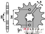 PBR ZĘBATKA PRZEDNIA 259 15 18NC XL 125 (ŁAŃC. 428)