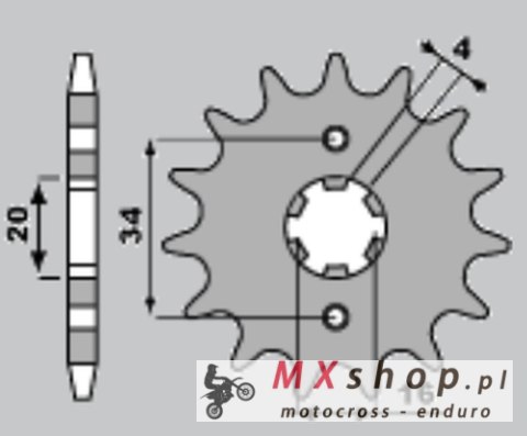 PBR ZĘBATKA PRZEDNIA 263 13 18NC YAMAHA TTR 125 09-12 (ŁAŃC. 428) PBR ZĘBATKA PRZEDNIA 263 13 18NC YAMAHA TTR 125 09-12 (ŁAŃC. 428)