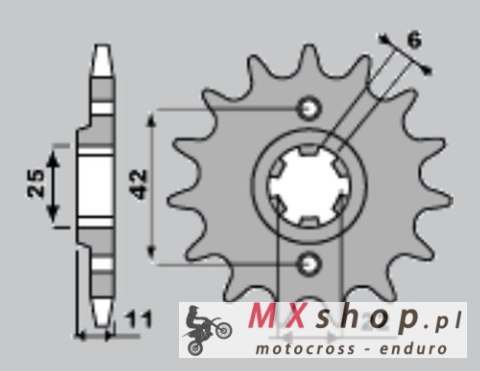 PBR ZĘBATKA PRZEDNIA 277 15 18NC HONDA FT 500 C 82-84 (ŁAŃC. 530) PBR ZĘBATKA PRZEDNIA 277 15 18NC HONDA FT 500 C 82-84 (ŁAŃC. 530)