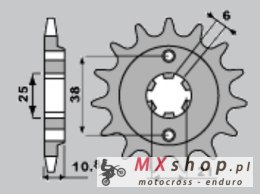 PBR ZĘBATKA PRZEDNIA 290 15 18NC HONDA XBR 500 F 85-86 (ŁAŃC. 525)