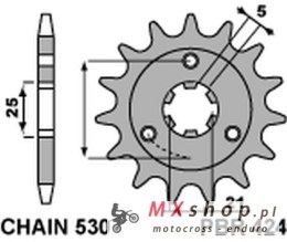 PBR ZĘBATKA PRZEDNIA 424 15 18NC SUZUKI GT 380/550 (750=+1) (ŁAŃC. 530)