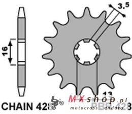 PBR ZĘBATKA PRZEDNIA 428 12 SUZUKI JR 50 82-04 (ŁAŃC. 428)