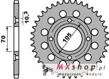 PBR ZĘBATKA TYLNA 278 41 C45 HONDA CB 250N (78-82) (ŁAŃC. 530) (JTR278.41)
