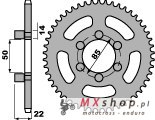 PBR ZĘBATKA TYLNA 3564 46 F APRILIA 50 RED ROSE (ŁAŃC. 415)