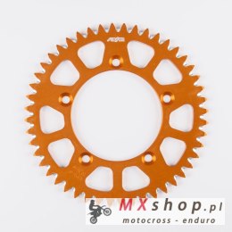 SUNSTAR ZĘBATKA TYLNA ALUMINIOWA (ERGAL) 4486 46 KTM XC 105 '08-09 (ŁAŃC. 428) (448646JT) KOLOR POMARAŃCZOWY