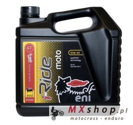 AGIP (ENI) OLEJ SILNIKOWY I-RIDE MOTO 10W40 PÓŁSYNTETYCZNY (4L) MA2