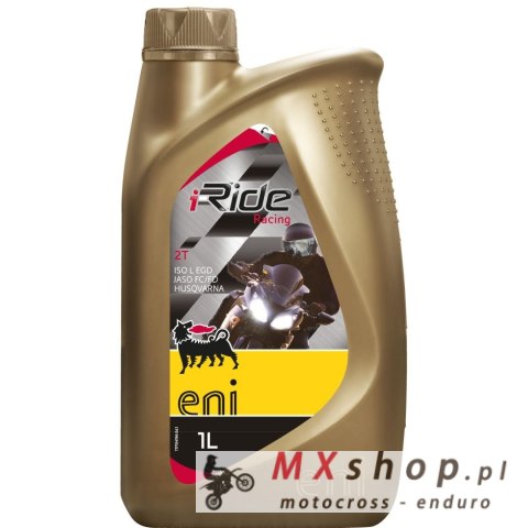 AGIP (ENI) OLEJ SILNIKOWY I-RIDE RACING 2T (1L) TOP SYNTH. AGIP (ENI) OLEJ SILNIKOWY I-RIDE RACING 2T (1L) TOP SYNTH.