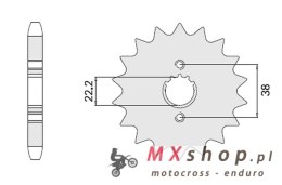 CHT ZĘBATKA PRZEDNIA 728 14 CAGIVA ELEFANT 750 87-89 (726-14)