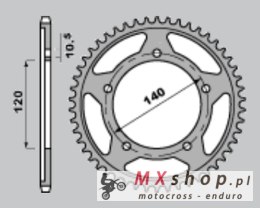 CHT ZĘBATKA TYLNA 4398 42 THF SUZUKI GSXR 1000 '00-'05, DL 1000 '02-'06 (A4152061423)