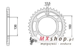 CHT ZĘBATKA TYLNA 500 40 KAWASAKI GPZ100 RX 86-88 (506-40) (ŁAŃC.630) (JTR506.40)