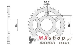 CHT ZĘBATKA TYLNA 502 45 (A4150502450) HONDA XR 350 , KAWASAKI GPX
