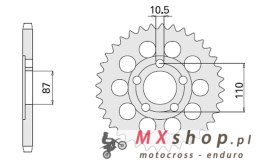 CHT ZĘBATKA TYLNA 824 46 SUZUKI RF 600 (829-46) SUZUKI GSXR1100 '86-'88, GSX600F '89-'91 (JTR829.46) (ŁAŃC. 530)