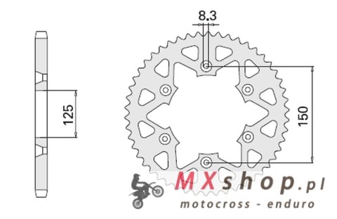 CHT ZĘBATKA TYLNA 899 38 (897-38) KTM SX/EXC SXF/EXCF ALL MODEL '88-'21 CHT ZĘBATKA TYLNA 899 38 (897-38) KTM SX/EXC SXF/EXCF ALL MODEL '88-'21