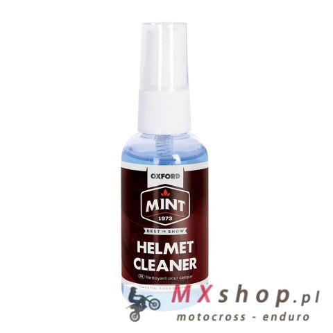 OXFORD SPRAY MINT HELMET AND VISOR CLEANER 50ML - SPRAY DO CZYSZCZENIA KASKU I SZYBKI/WIZJERA OXFORD SPRAY MINT HELMET AND VISOR CLEANER 50ML - SPRAY DO CZYSZCZENIA KASKU I SZYBKI/WIZJERA