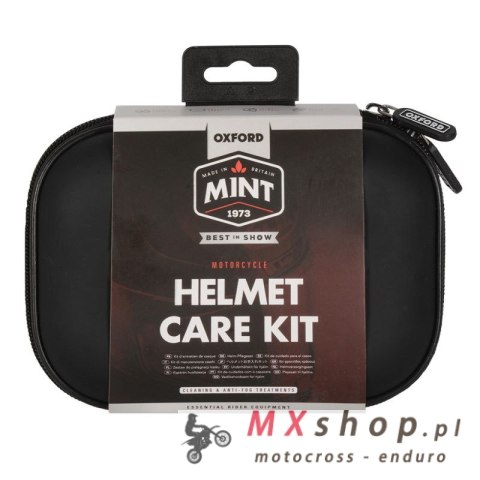 OXFORD ZESTAW DO PIELĘGNACJI KASKU MINT HELMET CARE KIT OXFORD ZESTAW DO PIELĘGNACJI KASKU MINT HELMET CARE KIT