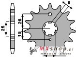 PBR ZĘBATKA PRZEDNIA 509 15 18NC KZ 400/440 74-85 (JTF509.15) (ŁAŃC. 530) PBR ZĘBATKA PRZEDNIA 509 15 18NC KZ 400/440 74-85 (JTF509.15) (ŁAŃC. 530)
