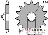 PBR ZĘBATKA PRZEDNIA 518 13 18NC KAWASAKI Z 650 /750 79-83 (ŁAŃC. 630)