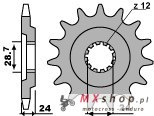 PBR ZĘBATKA PRZEDNIA 530 17 18NC KAWASAKI ZZR 1100 90-92 (ŁAŃC. 530)