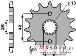 PBR ZĘBATKA PRZEDNIA 582 16 18NC ZR 7, TDM 850 (91-95) (ŁAŃC. 525) (JTF512.16) PBR ZĘBATKA PRZEDNIA 582 16 18NC ZR 7, TDM 850 (91-95) (ŁAŃC. 525) (JTF512.16)
