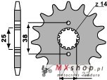 PBR ZĘBATKA PRZEDNIA 728 15 18NC (ŁAŃC. 530) PBR ZĘBATKA PRZEDNIA 728 15 18NC (ŁAŃC. 530)