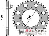 PBR ZĘBATKA TYLNA 491 43 C45 KAWASAKI KLR 650 A/B/C 87-11 (ŁAŃC. 520) PBR ZĘBATKA TYLNA 491 43 C45 KAWASAKI KLR 650 A/B/C 87-11 (ŁAŃC. 520)