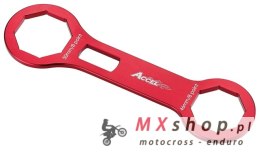ACCEL KLUCZ DO SERWISU ZAWIESZEŃ PRZEDNICH SHOWA 47/48MM, 47/48 SFF DO ROZKRĘCANIA GÓRNEJ OŚMIOKĄTNEJ NAKRETKI 50MM ( HONDA, KAW