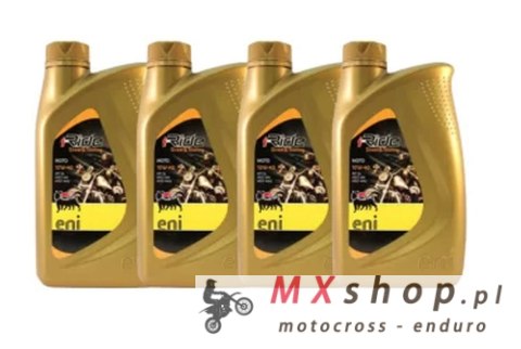 AGIP (ENI) OLEJ SILNIKOWY I-RIDE MOTO 10W40 PÓŁSYNTETYCZNY (4L) MA2 - KARTON 4 SZTUKI AGIP (ENI) OLEJ SILNIKOWY I-RIDE MOTO 10W40 PÓŁSYNTETYCZNY (4L) MA2 - KARTON 4 SZTUKI