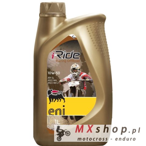 AGIP (ENI) OLEJ SILNIKOWY I-RIDE RACING OFFROAD 10W50 (1L) AGIP (ENI) OLEJ SILNIKOWY I-RIDE RACING OFFROAD 10W50 (1L)