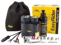 AIRMAN (VICMA) ZESTAW DO PRZEBITYCH OPON EASY RIDER KOMPRESOR 12V, PREPARAT USZCZELNIAJĄCY 250ML, KOŃCÓWKI, POKROWIEC (32589)