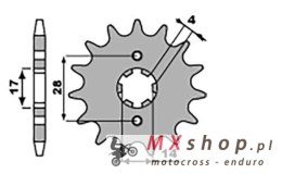 CHT WYPRZEDAŻ ZĘBATKA PRZEDNIA 2107 13 APRILIA RX 50 '09-'10 DERBI SENDA/GPR/DRD 50 '00-'11 (210713JT) (ŁAŃC. 420)