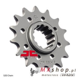 JT ZĘBATKA PRZEDNIA 347M 15 HONDA CBR 600/900/929/954/1000, VTR 1000 SP1/2 (347M15JT) (ŁAŃC. 520) KONWERSJA