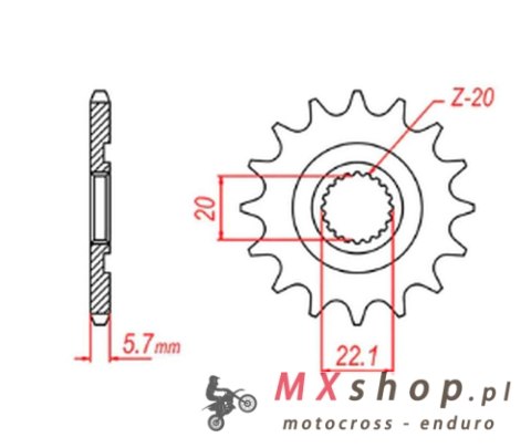 MTX PARTS ZĘBATKA PRZEDNIA 2103 12 YAMAHA YZF 250 '01-'17, WR 250F '01-'17 (JTF1590.12) (ŁAŃC. 520) (JTF1590.12) MTX PARTS ZĘBATKA PRZEDNIA 2103 12 YAMAHA YZF 250 '01-'17, WR 250F '01-'17 (JTF1590.12) (ŁAŃC. 520) (JTF1590.12)