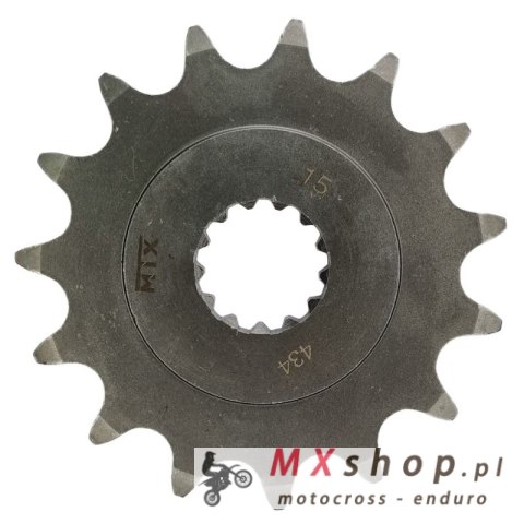 MTX PARTS ZĘBATKA PRZEDNIA 434 15 SUZUKI DR 250 '82-'87, GZ 250, GN 250 (43415JT) (ŁAŃC. 520) MTX PARTS ZĘBATKA PRZEDNIA 434 15 SUZUKI DR 250 '82-'87, GZ 250, GN 250 (43415JT) (ŁAŃC. 520)