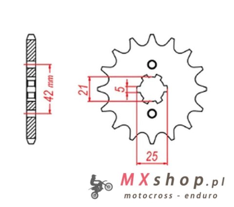 MTX PARTS ZĘBATKA PRZEDNIA 569 16 YAMAHA XV 250 '89-'94, XVS 250 '08-'17, XV 250`89-15 (+2) (JTF569.16) (ŁAŃC. 520) MTX PARTS ZĘBATKA PRZEDNIA 569 16 YAMAHA XV 250 '89-'94, XVS 250 '08-'17, XV 250`89-15 (+2) (JTF569.16) (ŁAŃC. 520)