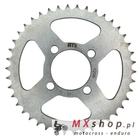 MTX PARTS ZĘBATKA TYLNA 4304 42 HONDA CBR 125 '04-'10 (120642JT) (ŁAŃC. 428) MTX PARTS ZĘBATKA TYLNA 4304 42 HONDA CBR 125 '04-'10 (120642JT) (ŁAŃC. 428)