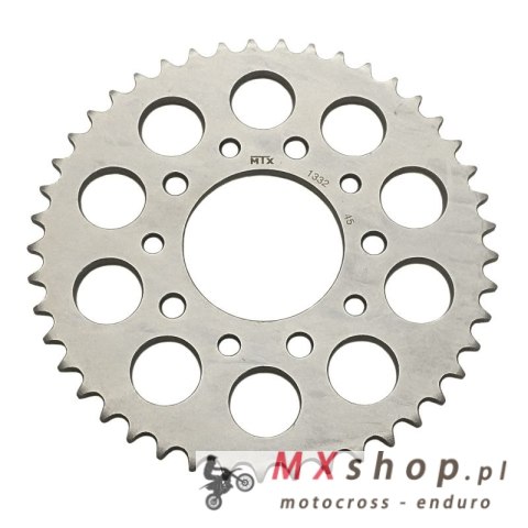 MTX PARTS ZĘBATKA TYLNA 4350 45 HONDA VT 600C SHADOW '90-'07, XRV 750 AFRICA TWIN '93-'03 (435045JT) (ŁAŃC. 525) MTX PARTS ZĘBATKA TYLNA 4350 45 HONDA VT 600C SHADOW '90-'07, XRV 750 AFRICA TWIN '93-'03 (435045JT) (ŁAŃC. 525)