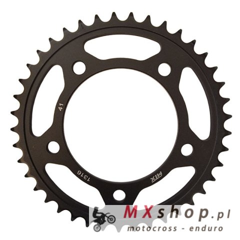 MTX PARTS ZĘBATKA TYLNA 4384 41 HONDA X-ADVENTURE '17-'21, FORZA 750 '21, CT 700 '14-'16, NC 750 '14-'20, CB/CBR 500 '13-'21 (JT MTX PARTS ZĘBATKA TYLNA 4384 41 HONDA X-ADVENTURE '17-'21, FORZA 750 '21, CT 700 '14-'16, NC 750 '14-'20, CB/CBR 500 '13-'21 (JT