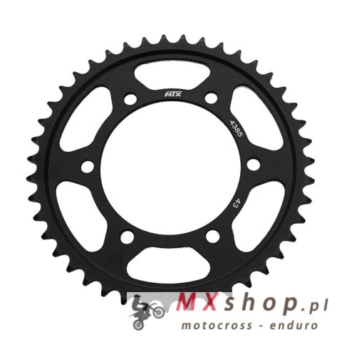 MTX PARTS ZĘBATKA TYLNA 4385 45 SUZUKI GSXR 600 '11-'15, GSX-S 750/1000 '15-'20, YAMAHA MT-07 '14-'16, MT-10 '16-'20 (438545JT) MTX PARTS ZĘBATKA TYLNA 4385 45 SUZUKI GSXR 600 '11-'15, GSX-S 750/1000 '15-'20, YAMAHA MT-07 '14-'16, MT-10 '16-'20 (438545JT)