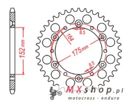 MTX PARTS ZĘBATKA TYLNA 856 50 YAMAHA YZ YZF 88-98 (JTR853.50) (ŁAŃC. 520)