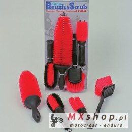 OXFORD ZESTAW SZCZOTEK DO CZYSZCZENIA MOTOCYKLA BRUSH SCRAP 4 PACK (STARY KOD: OF607)