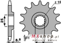 PBR ZĘBATKA PRZEDNIA 1248 14 KTM SX/EXC '91-'25 (JTF1901.14) (ŁAŃC. 520) (124814JT)