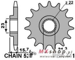 PBR ZĘBATKA PRZEDNIA 441 14 YAMAHA XT 600 '89-'98, XTZ 660 '91-'98 (JTF577.14) (ŁAŃC. 520) (44114JT)