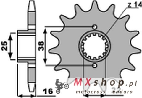 PBR ZĘBATKA PRZEDNIA 490 13 18NC DUCATI MONSTER 600/750/900 (JTF736.13) (ŁAŃC. 520) PBR ZĘBATKA PRZEDNIA 490 13 18NC DUCATI MONSTER 600/750/900 (JTF736.13) (ŁAŃC. 520)