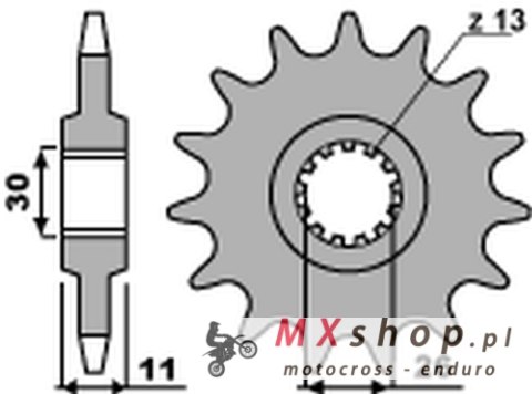 PBR ZĘBATKA PRZEDNIA 579 18 18NC YAMAHA FZ1 '01-'15, YZF-R1 '98-'14, XJR 1200/1300 '95-'17, FJ 1100/1200 '84-'96 (JTF579.18) (ŁA PBR ZĘBATKA PRZEDNIA 579 18 18NC YAMAHA FZ1 '01-'15, YZF-R1 '98-'14, XJR 1200/1300 '95-'17, FJ 1100/1200 '84-'96 (JTF579.18) (ŁA
