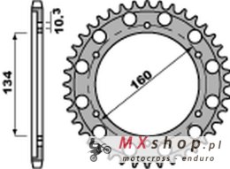 PBR ZĘBATKA TYLNA 4399 41 C45 HONDA CBR 1000 RR '04-'16, VTR 1000 SP1/SP2 '00-'06 (JTR1306.41) (ŁAŃC. 530)