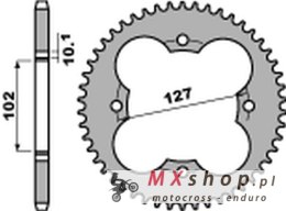 PBR ZĘBATKA TYLNA 4480 38 C45 POLARIS 450 OUTLAW '08-10', 500 PREDATOR '03-07', 525 OUTLAW '08-10' (JTR1480.38) (ŁAŃC.520) (STD.