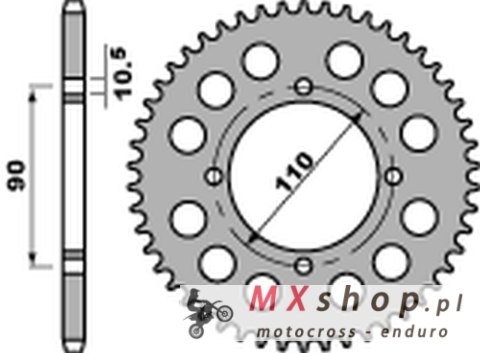 PBR ZĘBATKA TYLNA 901 35 F YAMAHA XS 400 '82-'88 (JTR840,35) (ŁAŃC. 530) (STD.-3) PBR ZĘBATKA TYLNA 901 35 F YAMAHA XS 400 '82-'88 (JTR840,35) (ŁAŃC. 530) (STD.-3)