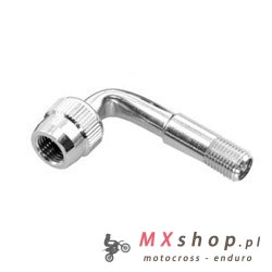 V BIKE (VICMA) ADAPTER KĄTOWY (90 STOPNI) DO ZAWORU KÓŁ SREBRNY (12028)