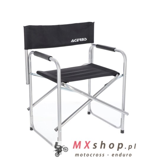 ACERBIS KRZESŁO TURYSTYCZNE KEMPINGOWE SKŁADANE (DO 100KG) (ZAMKN. 48X80X16) (OTW.48X80X59) KOLOR CZARNY NAPIS BIAŁY ACERBIS KRZESŁO TURYSTYCZNE KEMPINGOWE SKŁADANE (DO 100KG) (ZAMKN. 48X80X16) (OTW.48X80X59) KOLOR CZARNY NAPIS BIAŁY